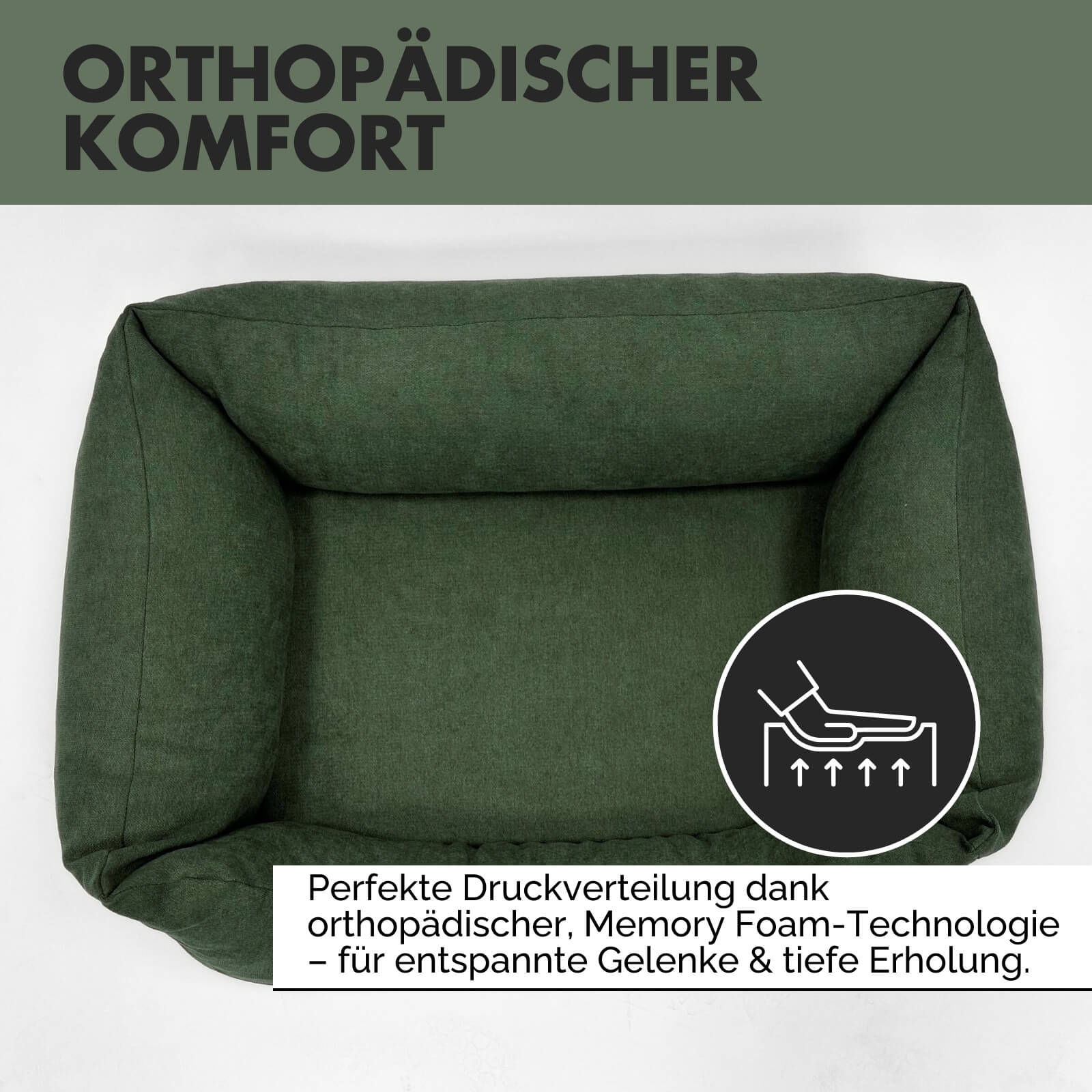 Hundebett EMMA Olive - paw-wow