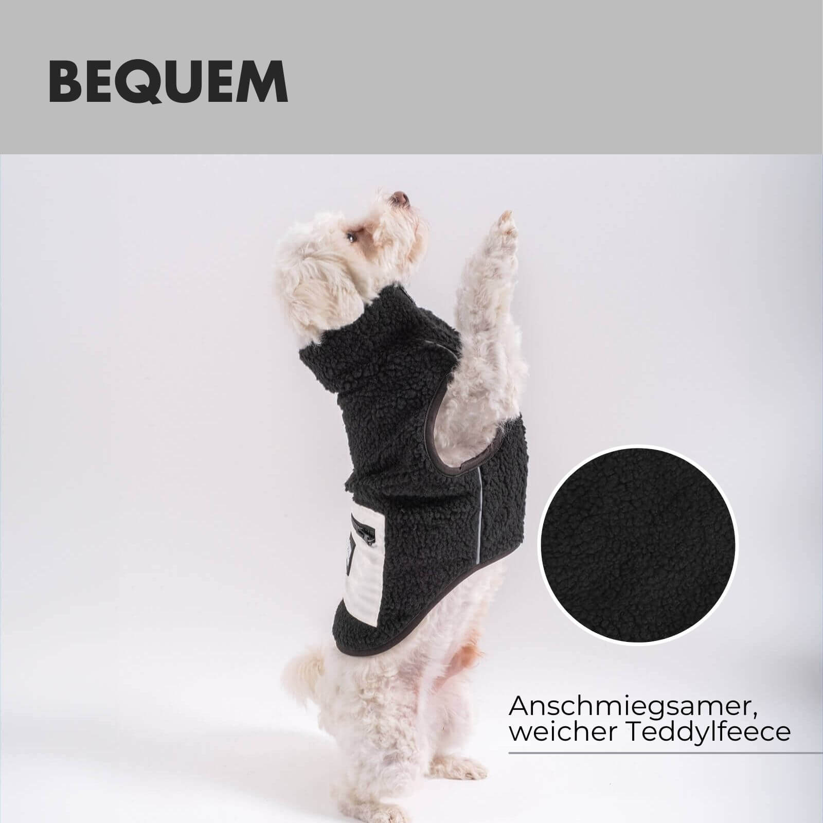 Hundejacke MIKA Schwarz - paw-wow