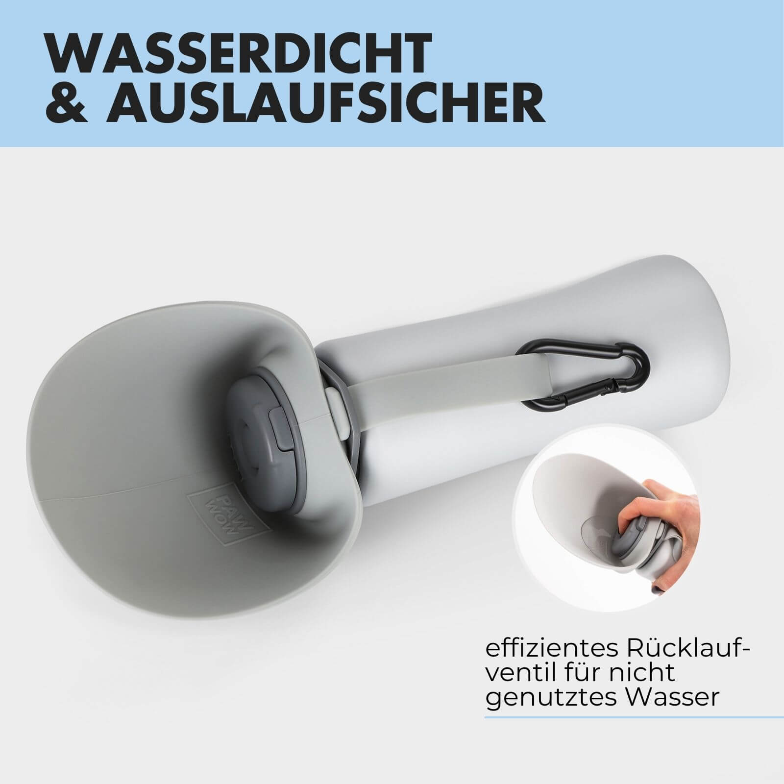 Trinkflasche für Hunde PAULA 500ml - paw-wow
