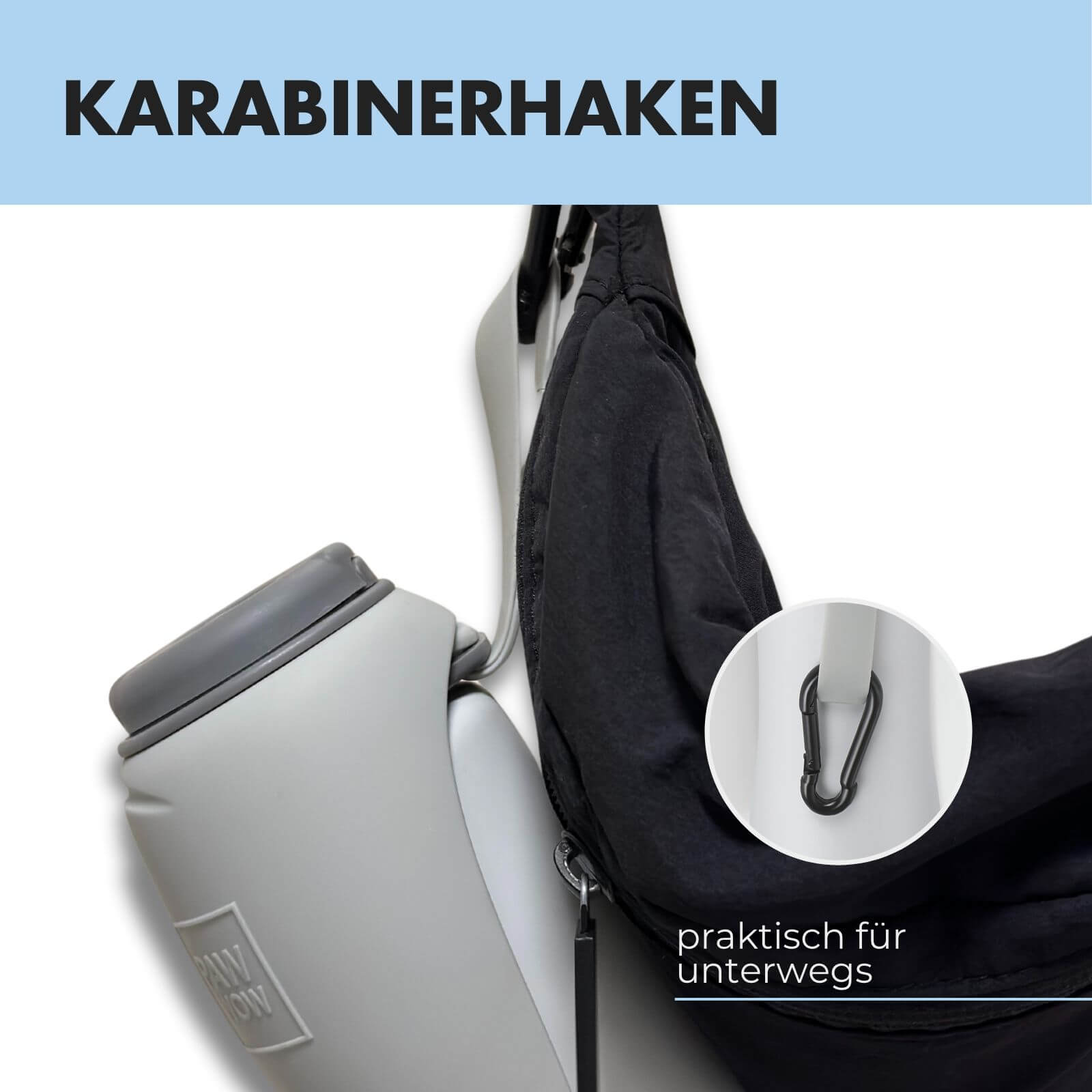 Trinkflasche für Hunde PAULA 500ml - paw-wow