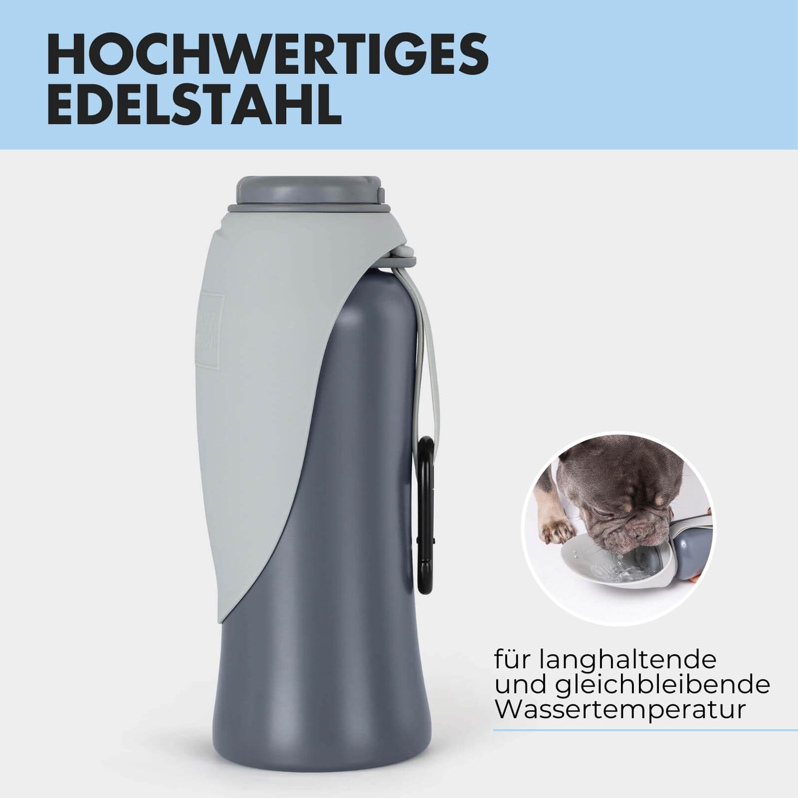 Trinkflasche für Hunde PAUL 800ml - paw-wow