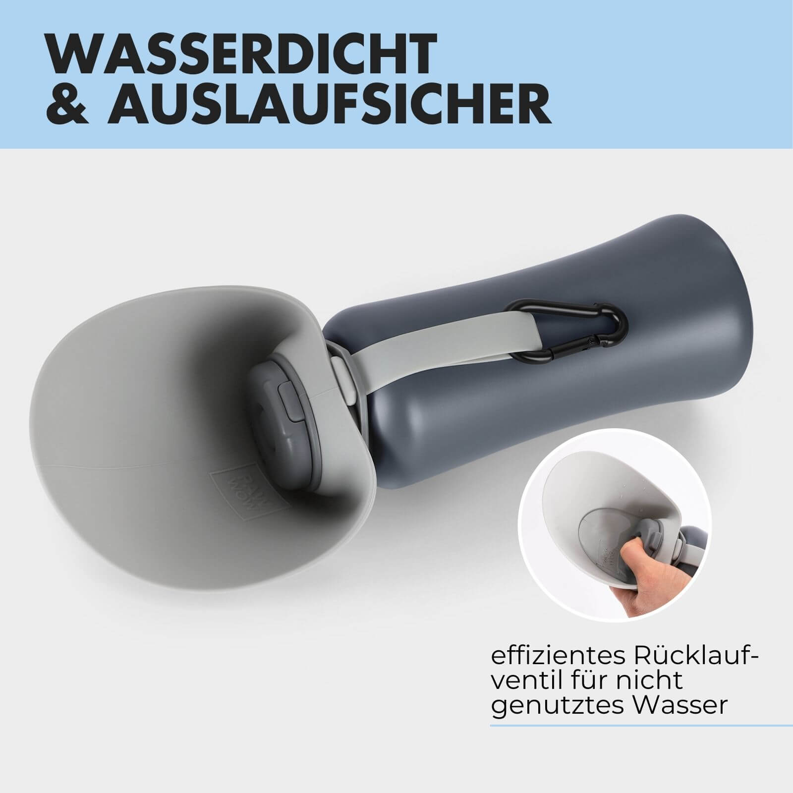 Trinkflasche für Hunde PAUL 800ml - paw-wow