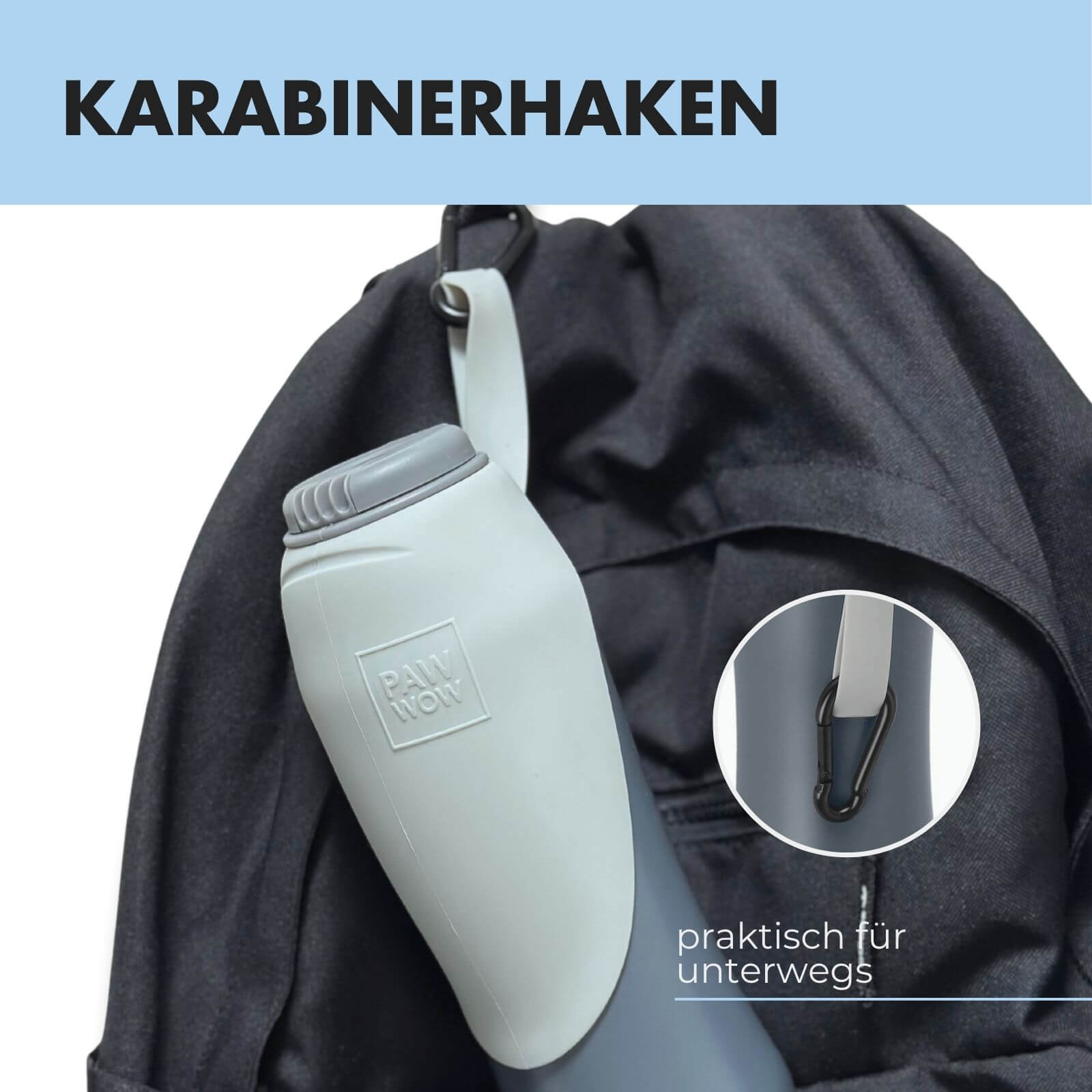 Trinkflasche für Hunde PAUL 800ml - paw-wow